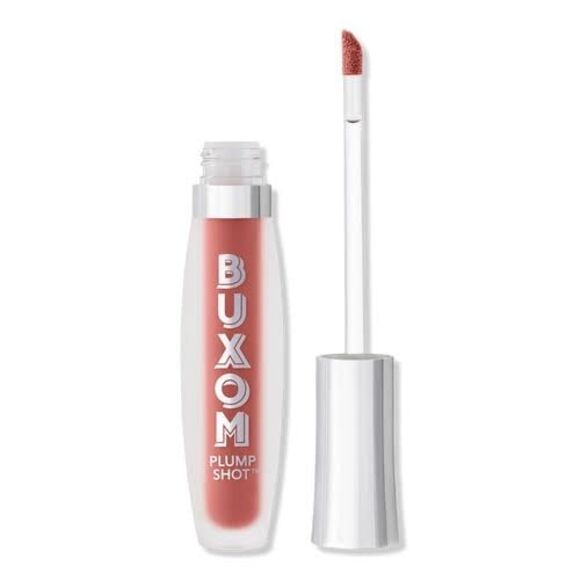 Buxom Plump Shot Plumping and Smoothing Lip Serum Gloss Plush Peach - Picture 1 of 11